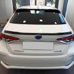 Αεροτομή Οροφής Για Toyota Corolla 2019+ E21 4D Sedan Μαύρο Γυαλιστερό Lipspoiler Από Πλαστικό