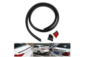 Αεροτομή Πορτ Παγκάζ Universal Lipspoiler Μαύρη 148x4cm Από Abs Πλαστικό (Soft)