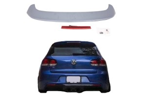 Αεροτομή Οροφής Για Vw Golf Vi (6) 08-11 Gti / R20 Look Με Στοπάκι Abs Πλαστικό