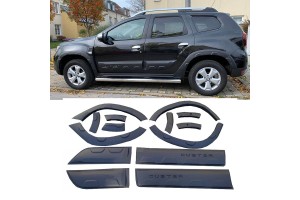 Πλαϊνά Φτερά Τροχών Για Dacia Duster 2018-2021 & Τριμ Πόρτας "Wild Look" Σετ 14 Τεμαχίων