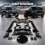 Body Kit Για Land Rover Defender Suv L663 2019-2024 Piano Black Edition