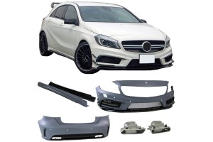 Body Kit Για Mercedes-Benz A-Class W176 12-18 A45 Amg Look