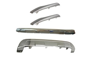 Skid Plates Προφυλακτήρων Body Kit X-Line Για Bmw X1 F48 15-19 Χρώμιο Set 4 Τεμάχια Skid Plates Προφυλακτήρων Body Kit X-Line Για Bmw X1 F48 15-19 Χρώμιο Set 4 Τεμάχια
