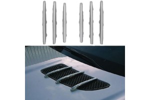 Χρώμια Γρίλιες Αεραγωγού Καπό Σετ 6 Τεμ. Για Mercedes-Benz Slk R171 04-11