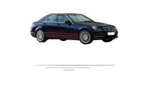 Τριμ Πόρτας Χρωμίου Για Mercedes-Benz C-Class W204 07-14 6 Τεμάχια
