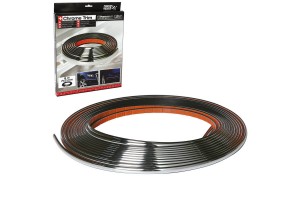 Διακοσμητικό Τριμ Χρωμίου "Racesport" 8 Μέτρα Χ 7mm Χ 3mm Πάχος