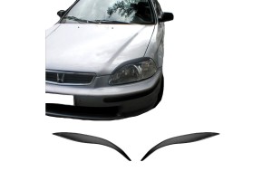 Φρυδάκια Μπροστινών Φαναριών Για Honda Civic 4Doors 96-00 2 Τεμάχια