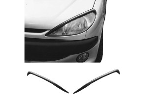 Φρυδάκια Μπροστινών Φαναριών Για Peugeot 206 98-09 2 Τεμάχια
