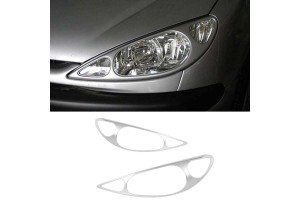 Μασκάκια Μπροστινών Φαναριών Για Peugeot 206 98-09 2 Τεμάχια
