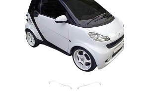Φρυδάκια Μπροστινών Φαναριών Για Smart Fortwo 451 07-14 2 Τεμάχια
