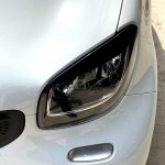 Φρυδάκια Μπροστινών Φαναριών Για Smart Fortwo 453 2014+ Βαμμένα Μάυρο Γυαλιστερό Χρώμα 2 Τεμάχια