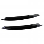 Φρυδάκια Μπροστινών Φαναριών Για Vw Golf 7 12-21 Evil Eye Μαύρο Γυαλιστερό 2 Τεμάχια