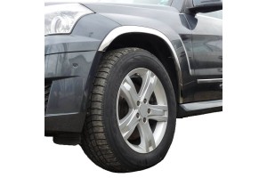 Πλαινά Φτερά Για Mercedes-Benz Glk X204 08-15 Από Ανοξείδωτο Ατσάλι Χρωμίου 4 Τεμάχια