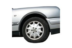 Πλαινά Φτερά Για Mercedes-Benz ML-Class W163 97-05 Από Ανοξείδωτο Ατσάλι Μαύρα Ματ 4 Τεμάχια