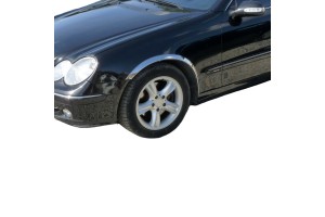 Πλαινά Φτερά Για Mercedes-Benz Clk W209 02-09 Από Ανοξείδωτο Ατσάλι Χρωμίου 4 Τεμάχια