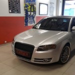 Μάσκα Για Audi A4 B7 04-07 RS4 Look Κυψελωτή Μαύρο Ματ 1 Τεμάχιο