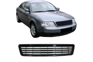 Μάσκα Για Audi A6 4B C5 97-01 Χωρίς Σήμα Μαύρη 1 Τεμάχιο