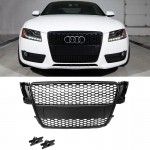 Μάσκα Για Audi A5 8T 07-11 RS5 Look Κυψελωτή Μαύρο Ματ 1 Τεμάχιο