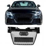 Μάσκα Για Audi Tt 8J 06-14 Ttrs Lookκυψελωτή Γυαλιστερό Μαύρο 1 Τεμάχιο