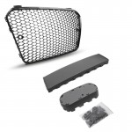 Μάσκα Για Audi A5 11-16 8T/8F RS-Look Κυψελωτή Γυαλιστερό Μαύρο 1 Τεμάχιο