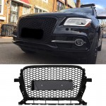Μάσκα Για Audi Q5 8R Facelift 12-15 RSQ5 Look Κυψελωτή Μαύρο Γυαλιστερό 1 Τεμάχιο
