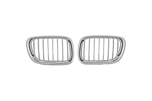 Καρδιές Μάσκας Για Bmw X5 E53 99-03 Χρωμίου 2 Τεμάχια