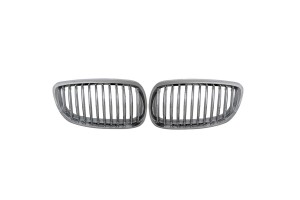 Καρδιές Μάσκας Για Bmw 3 E92 /E93 06-11 Χρωμίου Με 11 Γραμμές 2 Τεμάχια