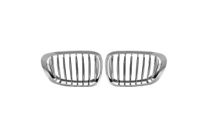 Καρδιές Μάσκας Για Bmw 3 E46 99-03 Coupe/Cabrio Χρωμίου 2 Τεμάχια