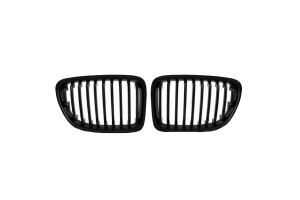 Καρδιές Μάσκας Για Bmw X1 E84 09-14 Μαύρο Ματ 2 Τεμάχια