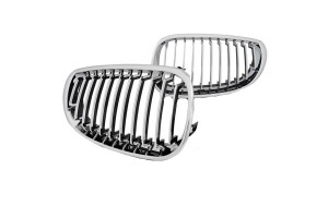 Καρδιές Μάσκας Για Bmw 5 E60 03-11 Χρωμίου 2 Τεμάχια