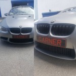 Καρδιές Μάσκας Για Bmw 3 E92 /E93 06-11 M4 Look Με Διπλή Γρίλια Μαύρο Γυαλιστερό 2 Τεμάχια