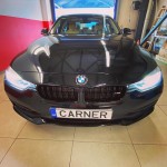 Καρδιές Μάσκας Για Bmw 3 F30 / F31 11-18 M4 Look Με Διπλή Γρίλια Μαύρο Γυαλιστερό Με 2 Τεμάχια