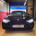 Καρδιές Μάσκας Για Bmw 3 F30 / F31 11-18 M4 Look Με Διπλή Γρίλια Μαύρο Γυαλιστερό Με 2 Τεμάχια