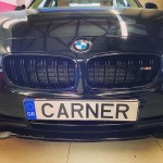 Καρδιές Μάσκας Για Bmw 3 F30 / F31 11-18 M4 Look Με Διπλή Γρίλια Μαύρο Γυαλιστερό Με 2 Τεμάχια
