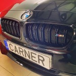 Καρδιές Μάσκας Για Bmw 3 F30 / F31 11-18 M4 Look Με Διπλή Γρίλια Μαύρο Γυαλιστερό Με 2 Τεμάχια