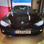 Καρδιές Μάσκας Για Bmw 3 F30 / F31 11-18 M4 Look Με Διπλή Γρίλια Μαύρο Γυαλιστερό Με 2 Τεμάχια
