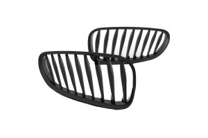 Καρδιές Μάσκας Για Bmw Z4 E85 / E86 02-08 Μαύρο Ματ 2 Τεμάχια