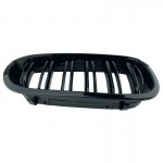 Καρδιές Μάσκας Για Bmw 3 E46 03-06 Coupe/Cabrio M4 Look Με Διπλή Γρίλιαμαύρο Γυαλιστερό 2 Τεμάχια