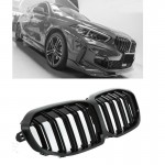 Καρδιές Μάσκας Για Bmw 1 F40 / F41 19+ M4 Look Με Διπλή Γρίλια Μαύρο Γυαλιστερό 1 Τεμάχιο