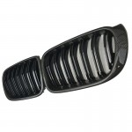 Καρδιές Μάσκας Για Bmw X3 F25 Lci 14-17 / X4 F26 14-17 M4 Look Με Διπλή Γρίλια Μαύρο Γυαλιστερό Με 7 Γρίλιες Και Πλαίσιο Carbon 2 Τεμάχια