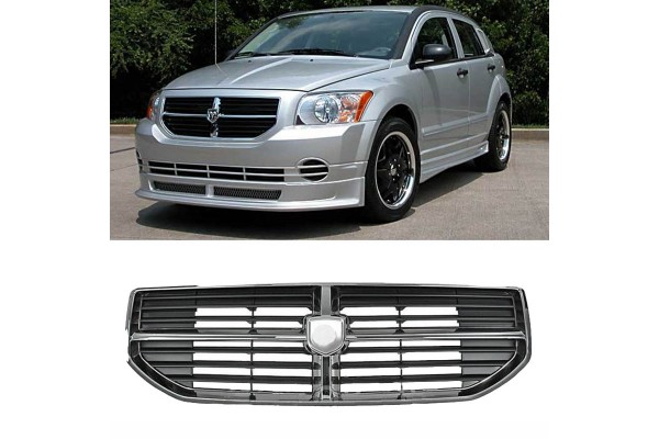 Μάσκα Για Dodge Caliber 07-12 Μαύρο/Χρώμιο 1 Τεμάχιο