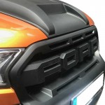 Μάσκα Για Ford Ranger T7 15-18 Με Led Μαύρο Ματ