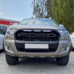 Μάσκα Για Ford Ranger T7 15-18 Με Led Μαύρο Ματ