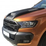 Μάσκα Για Ford Ranger T7 15-18 Με Led Μαύρο Ματ