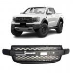 Μάσκα Για Ford Ranger T9 2022+ Xlt / Sport / Wild Trak Raptor Type Μαύρο Ματ