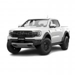 Μάσκα Για Ford Ranger T9 2022+ Xlt / Sport / Wild Trak Raptor Type Μαύρο Ματ