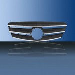 Μάσκα Για Mercedes-Benz S-Class W221 05-09 Amg Look Με 3 Γρίλιες Μαύρο/Χρώμιο 1 Τεμάχιο