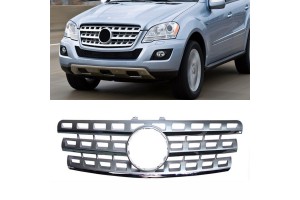 Μάσκα Για Mercedes-Benz ML-Class W164 08-11 Amg Look Ασημί/Χρώμιο 1 Τεμάχιο