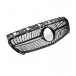 Μάσκα Για Mercedes-Benz A-Class W176 12-15 Diamond Look Μαύρο/Χρώμιο 1 Τεμάχιο