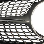 Μάσκα Για Mercedes-Benz A-Class W176 12-15 Diamond Look Μαύρο/Χρώμιο 1 Τεμάχιο